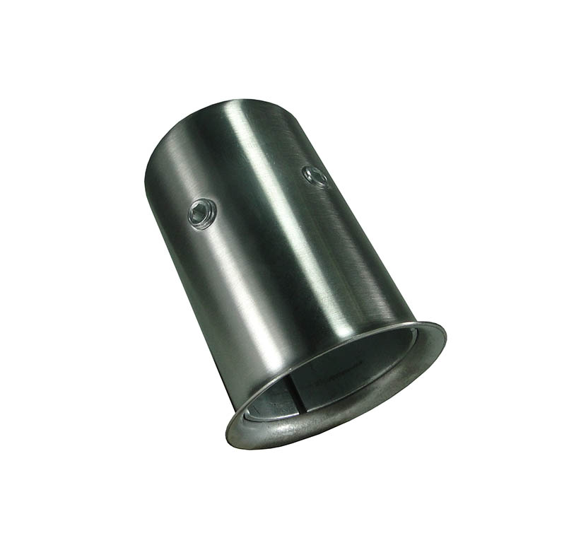 Conector en acero inoxidable de pata de mesa con tablero para tubo 1.5/8in