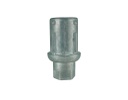 Nivelador de pata de ZINC para tubo de 1.5/8in