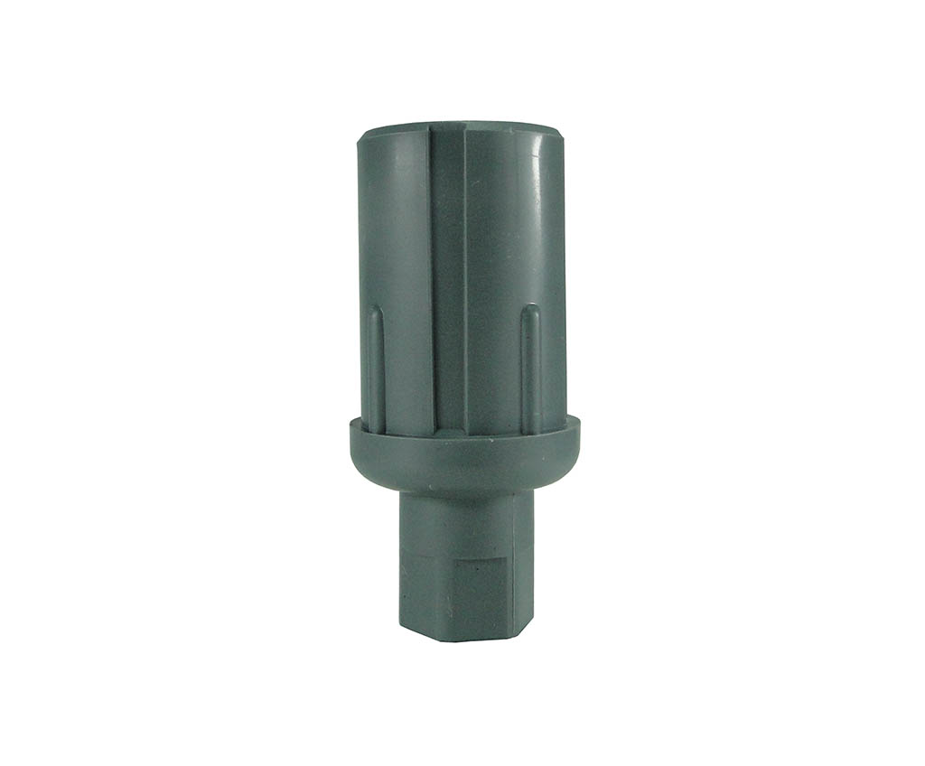 Nivelador de pata completamente plástica para tubo de 1.5/8in