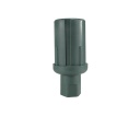 Nivelador de pata completamente plástica para tubo de 1.5/8in