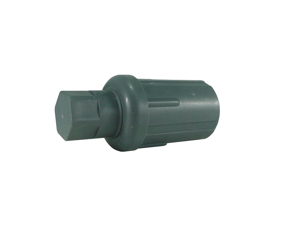 Nivelador de pata completamente plástica para tubo de 1.5/8in